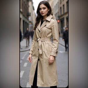 London Fog Beige/ Khaki Trench Coat